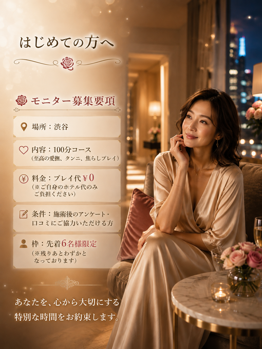 TOMOAKI（トモアキ） はじめて女風を利用される方